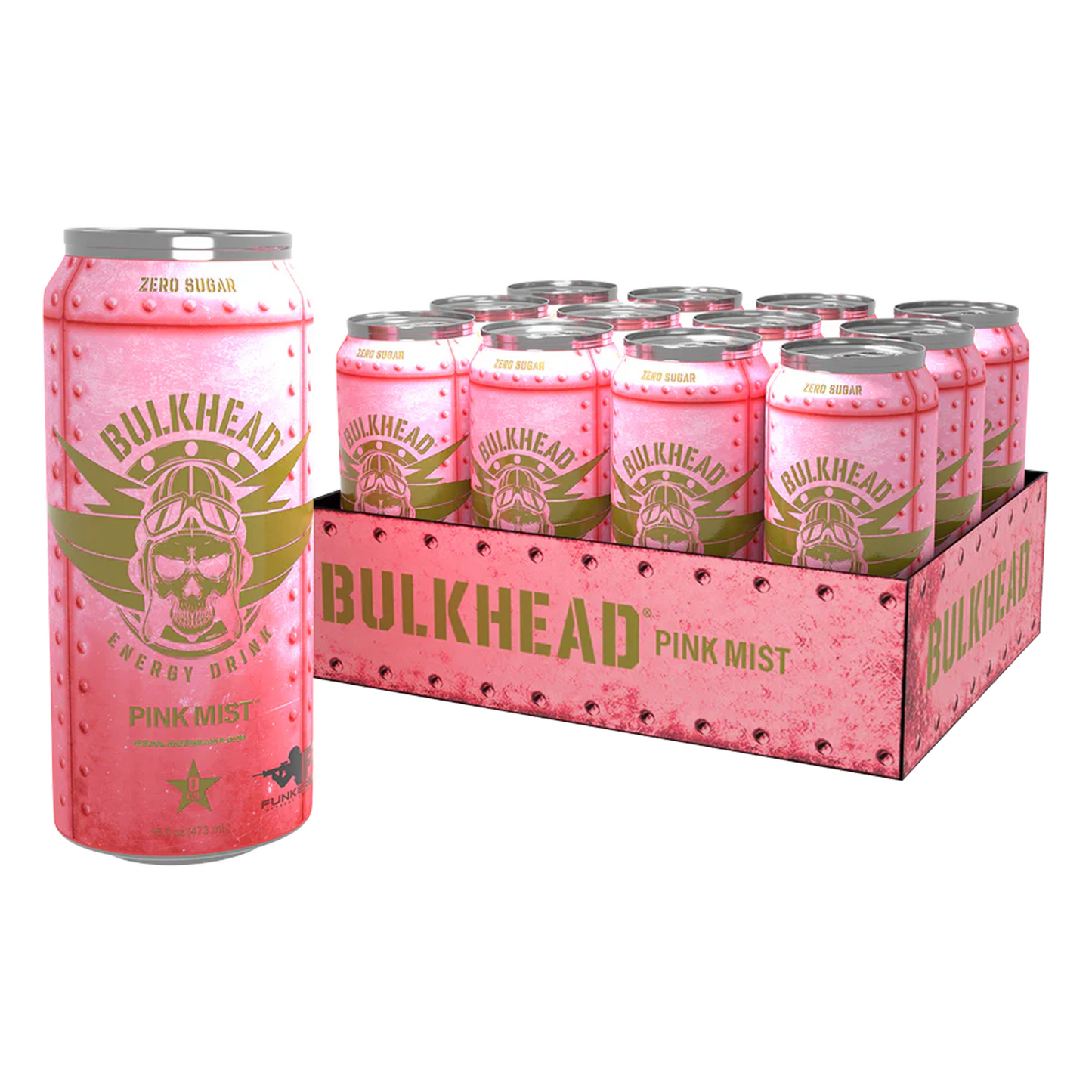 Bulkhead Pink Mist Energy Drink - 16oz