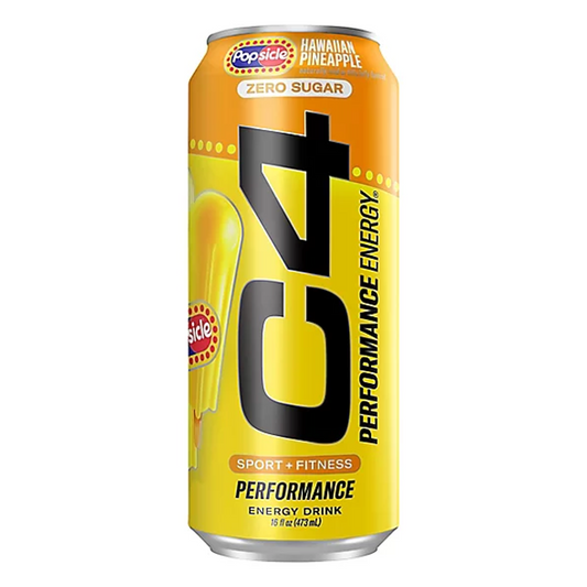 C4 Popsicle Hawaiian Pineapple Energy Drink - 16oz