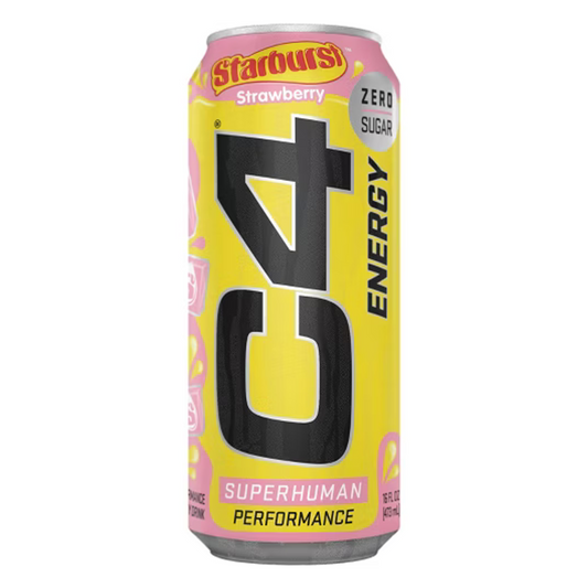 C4 Starburst Strawberry Energy Drink - 16oz