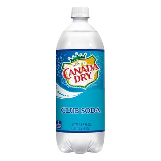 Canada Dry Club Soda - 1 Liter