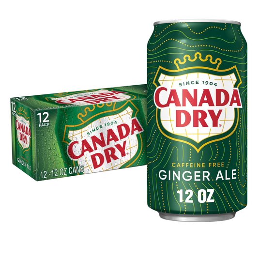 Canada Dry Ginger Ale Cans- 12oz