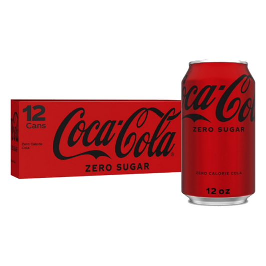 Coca Cola Zero Sugar Cans- 12oz