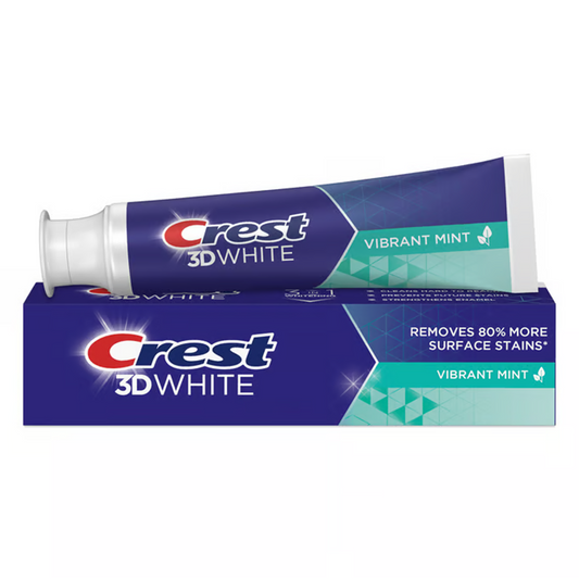Crest 3D White Vibrant Mint Toothpaste - 2.3oz