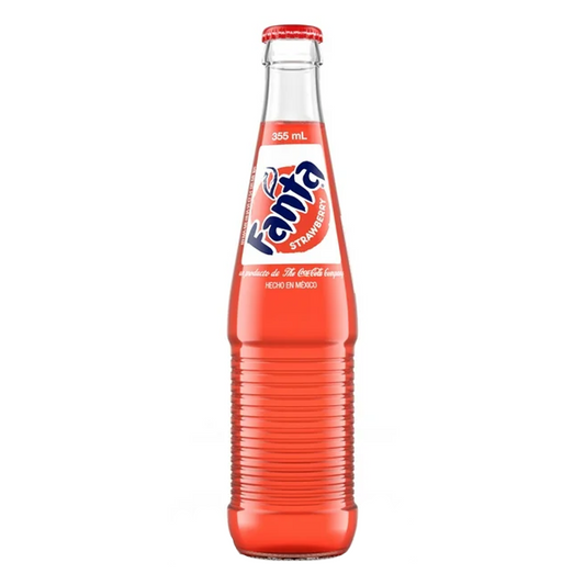 Fanta Strawberry Glass Bottle - 355ml