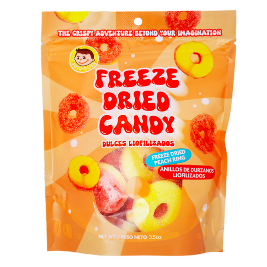 Freeze Dried Candy Peach Rings - 3.5oz