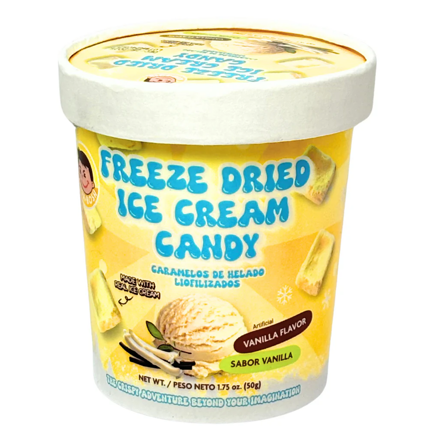 Freeze Dried Vanilla Ice Cream Candy - 1.75oz