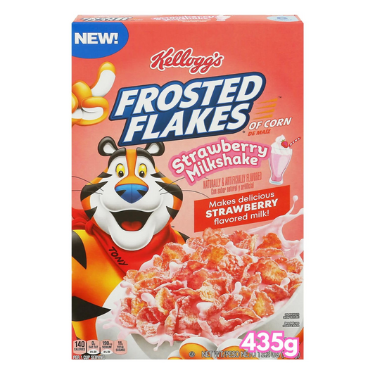 Frosted Flakes Strawberry Milkshake Cereal - 11.6oz