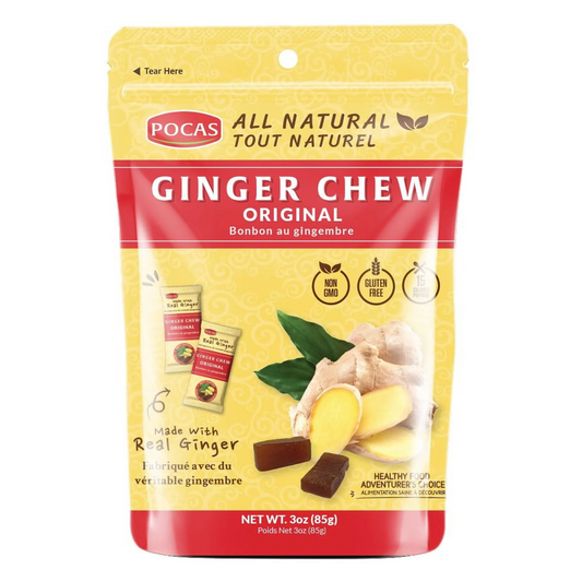 Pocas Ginger Chew Original - 3oz