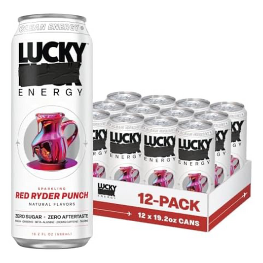 Lucky Energy Zero Sugar Red Ryder Punch - 19.2oz