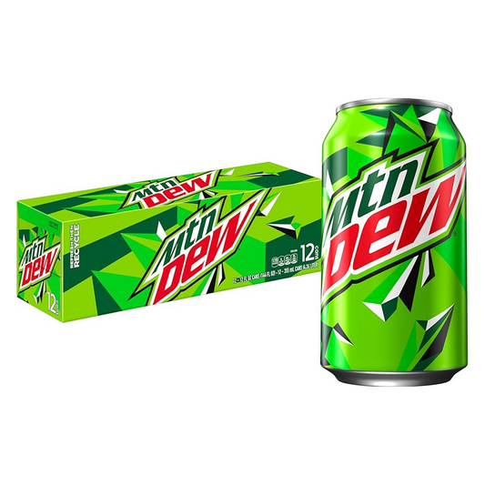 Mountain Dew Cans- 12oz