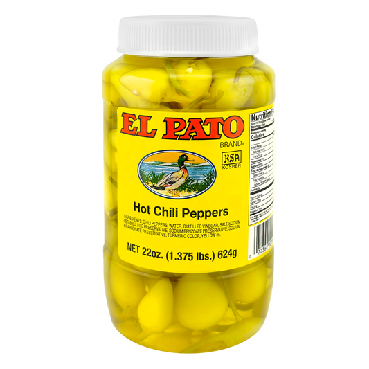 El Pato Hot Chili Peppers - 22oz