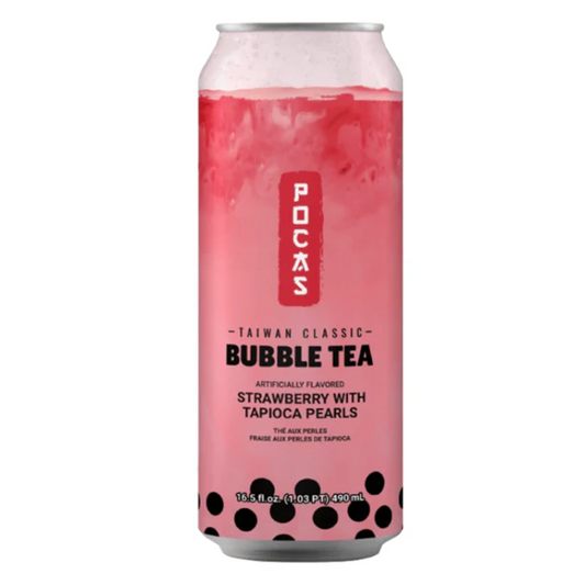 Pocas Bubble Tea Strawberry - 16.5oz