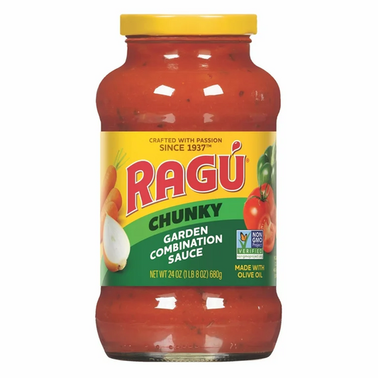 Ragu Chunky Garden Combination Sauce - 24oz