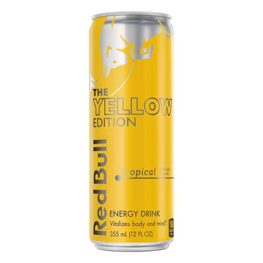 Red Bull Yellow Edition Tropical Energy Drink - 12oz