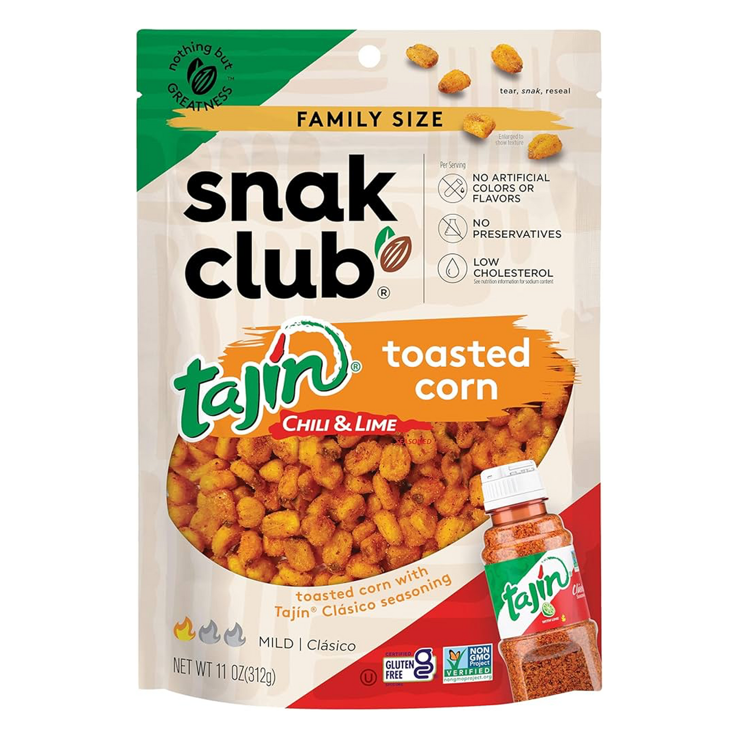 Snak Club Tajin Toasted Corn