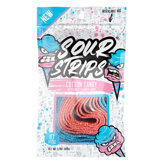 Sour Strips Cotton Candy