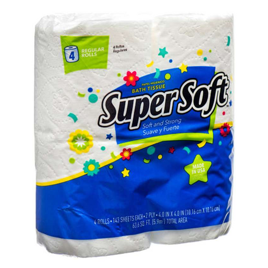 Super Soft Bath Tissue - 4ct