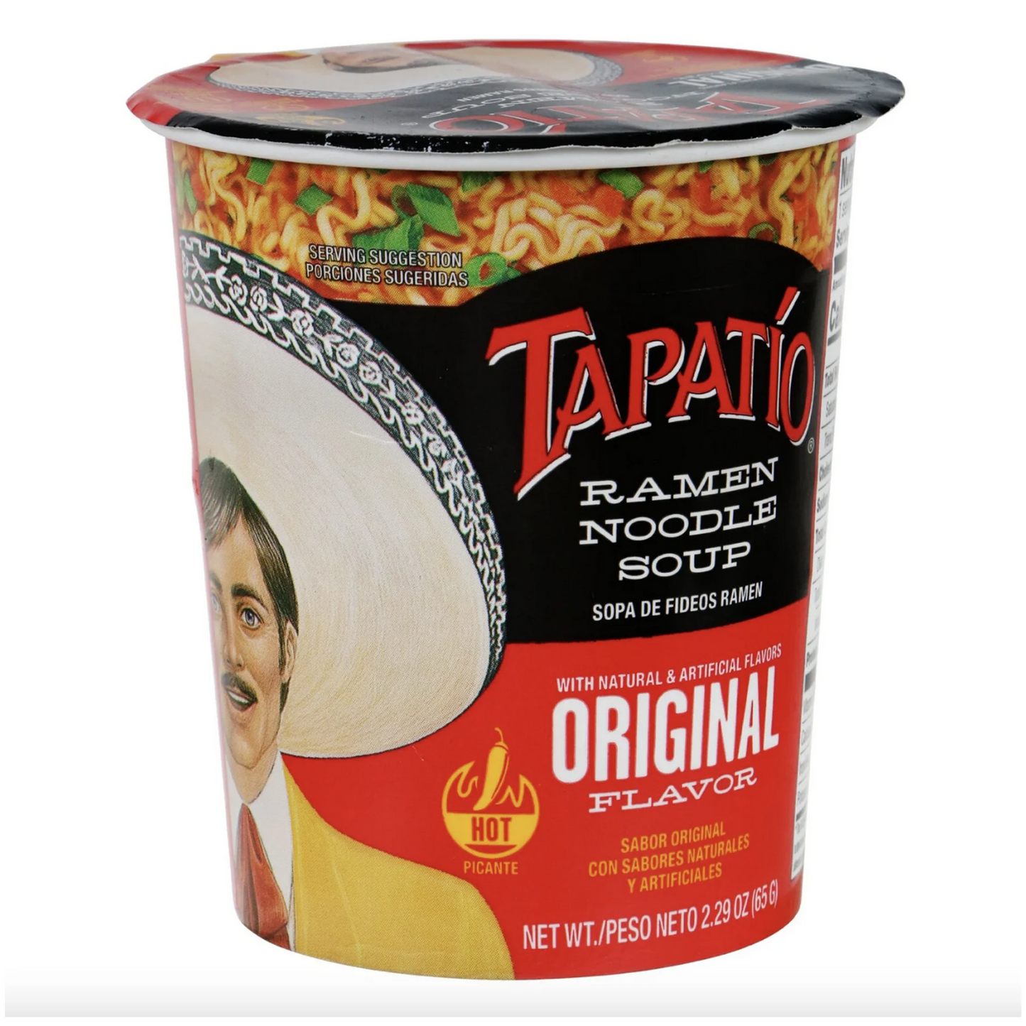 Tapatio Original Ramen Noodle Soup Cup - 2.29oz