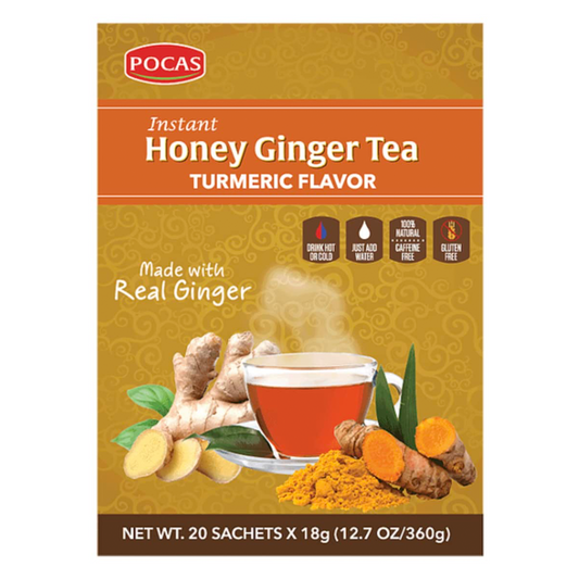 Pocas Honey Ginger Tea Turmeric - 18g (20ct)