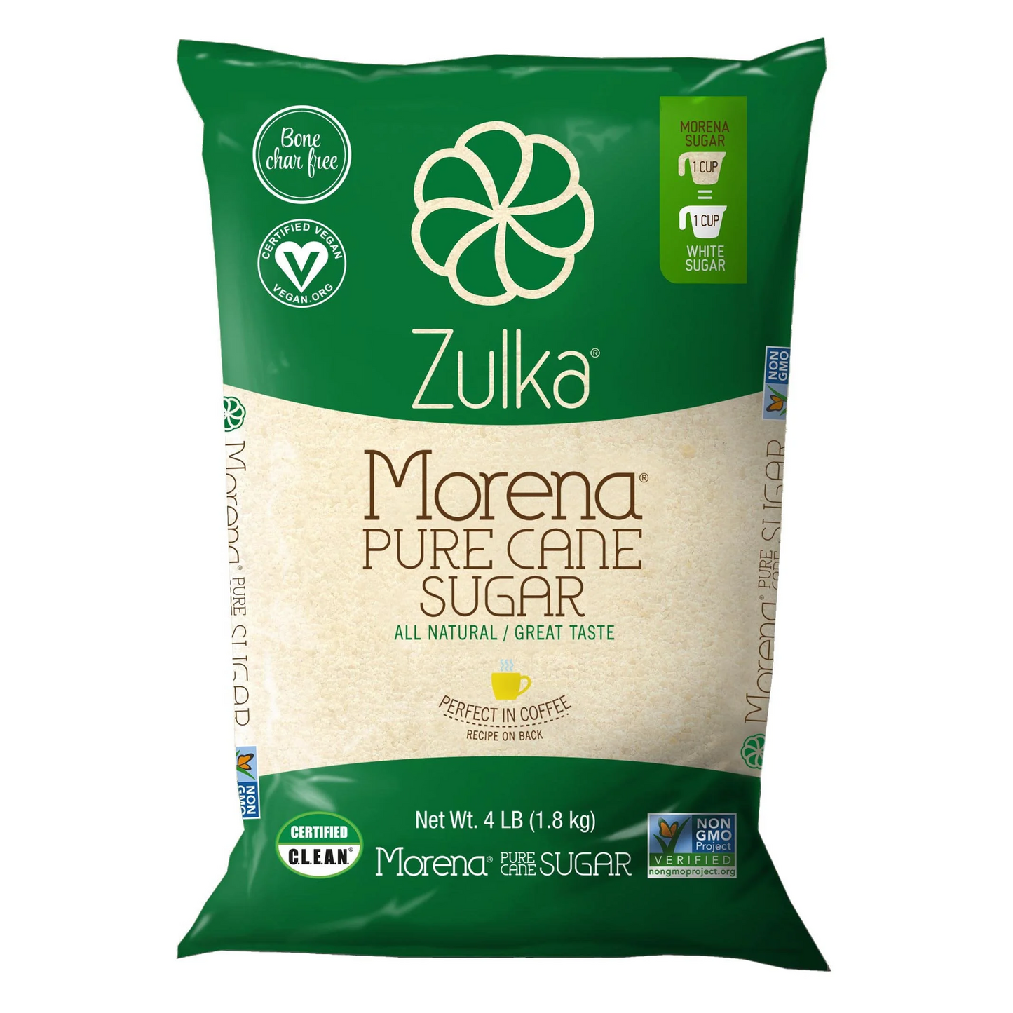 Zulka Morena Pure Cane Sugar - 4lb